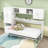 Twin-Size Murphy Bed with Built-in Desk and Storage