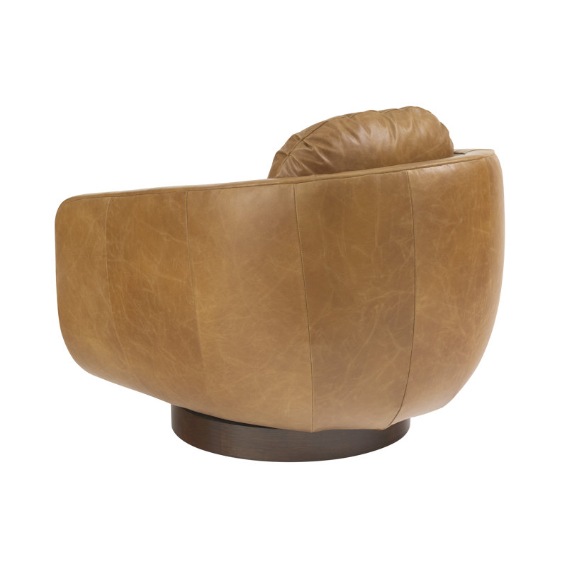 Carreta Leather Swivel Chair