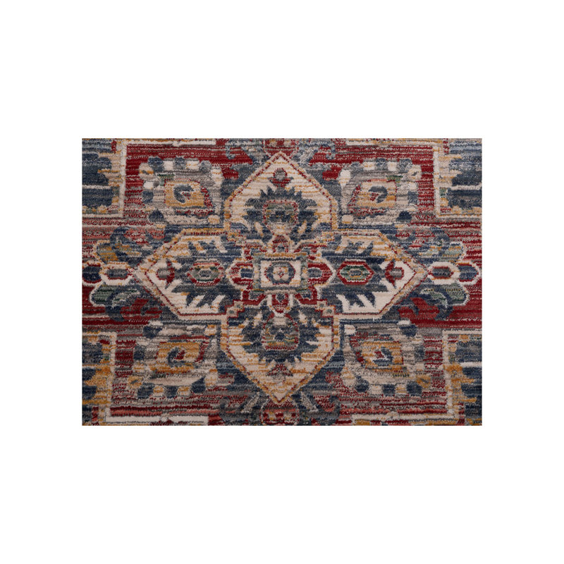 Oriental Machine-Made Blue / Red, Rectangle 9' x 12'6"