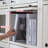 Solid wood flip door dustproof bookcase