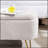 Ivory White Storage Ottoman Bench for End of Bed Gold Legs, Modern Ivory White Faux Fur-424995202