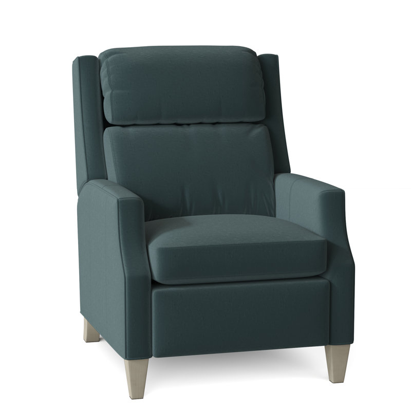 Spyglass 31" Wide Genuine Leather Standard Recliner, Manual, 1183 Dove, Almond Buff