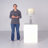 Vanhorne Solid Wood Table Lamp