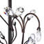 Lustre géométrique unique à 4 lumières Haskett