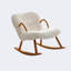 Chaise berçante moderne et luxueuse