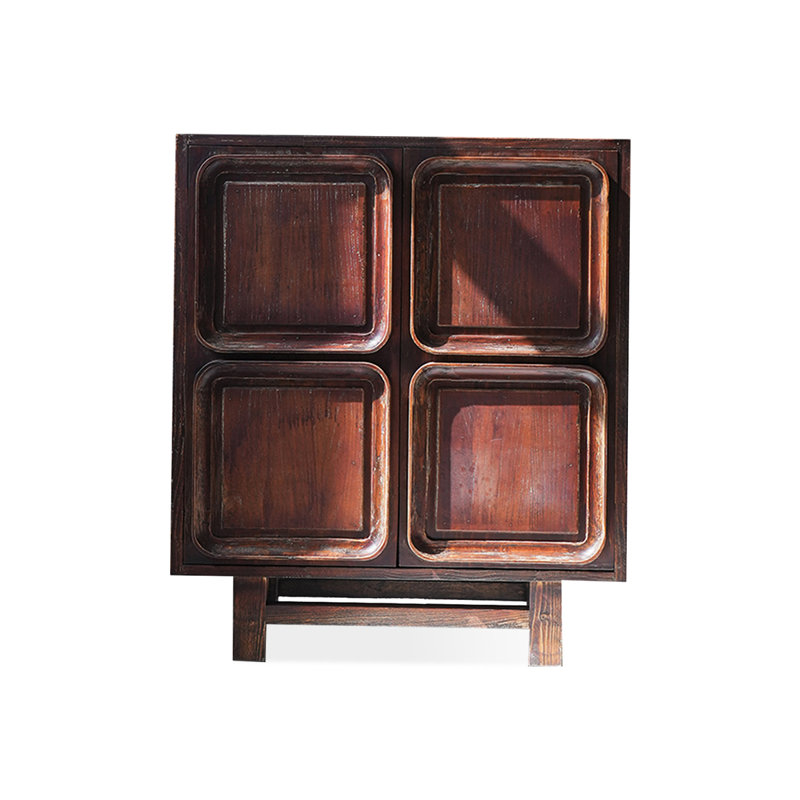 Modern Brown Solid Wood Sideboard