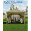 Pop Up Folding Gazebo 3x3m, Waterproof with UV Protection 50+, Height Adjustable, Stable Steel Frame, 4 Side Panels, Pegs, Ropes, Sandbags & Carrying Bag, Garden Patio Camping Party Tent