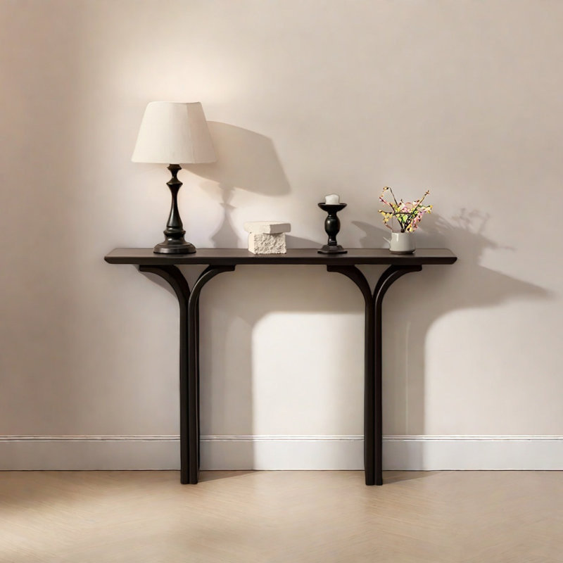 Console Modern Minimalist Art, H 29,53 po x l 39,37 po x P 11,81 po, Noir, noir, noir, noir