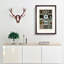 Japanese Themed Patterns by Albert Racinet - Picture Frame Painting Print on MDF-55770474-55770473