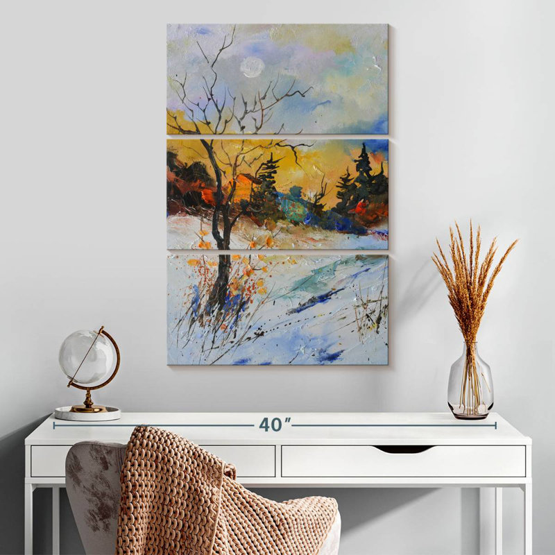 Alvord Les joyeuses couleurs de l'hiver, H 32 po x l 20 po