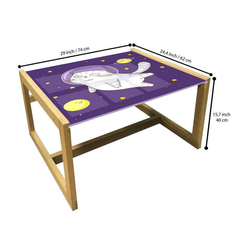 Jacci Sled Coffee Table, 62cm H x 74cm W x 40cm D