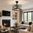 18-Inch Modern Glam Crystal Ceiling Fan with Light – 3-Speed Luxury Home Decor -749369196