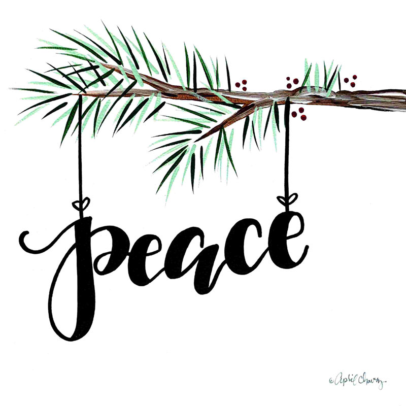 " Peace " by April Chavez, 12" W x 12" H