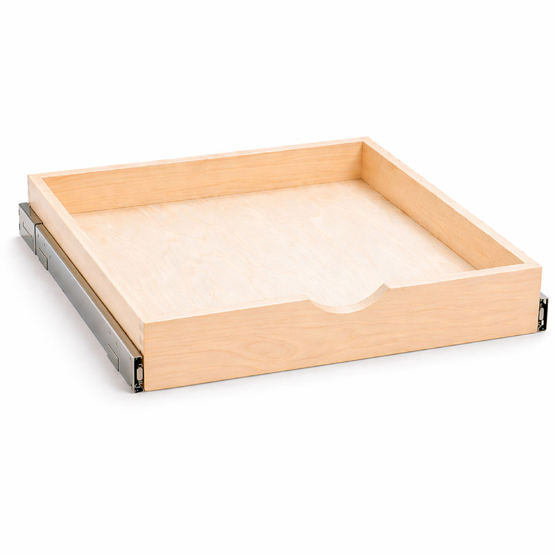 Hannibal Pull Out Cabinet Organizer Shelves, 3" H x 26" W x 21" D