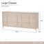 Lotus Bay Dresser, Large - Sand