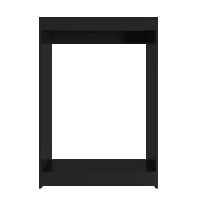 Double Hanging Closet Unit Closet System, 46" x 31.5" x 14", Black