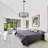 5 - Light 18.9" Dimmable  Farmhouse Modern Drum Chandelier For Dining Room, Bedroom-258052474
