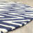 Sanyla Hand Tufted Wool Chevron Rug-486509794