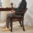 LUMERA Collection Tufted Arm Dining Chair Walnut-106905285-108053388