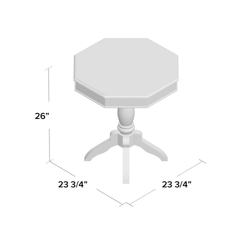 Mukai End Table, Antique Teal