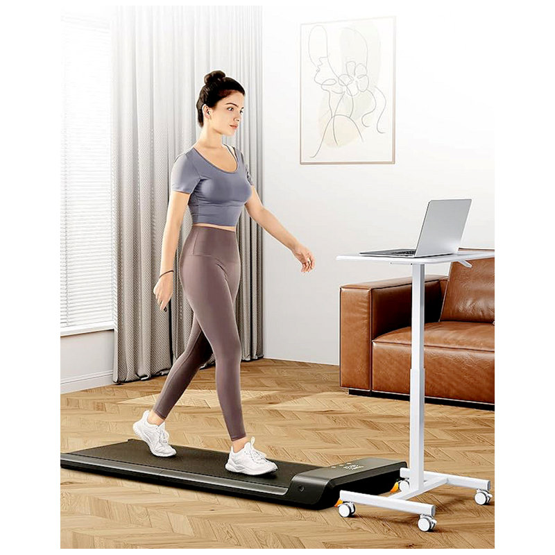 Chariot pour ordinateur portable Sweetcrispy, Blanc, H 28,56 po x l 25,76 po x P 19,06 po