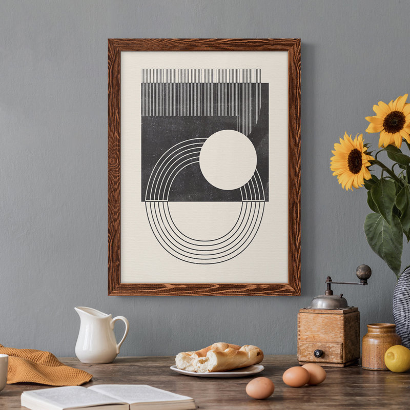 " Unknown Space III ", Maple Framed, 28" H x 38" W x 1" D