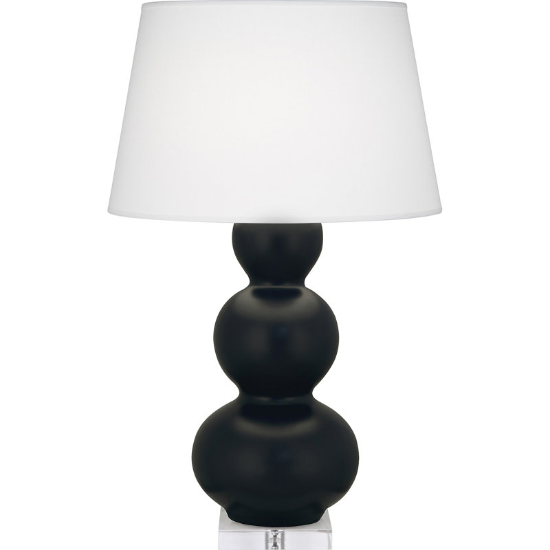 Table Lamp, Matte Obsidian