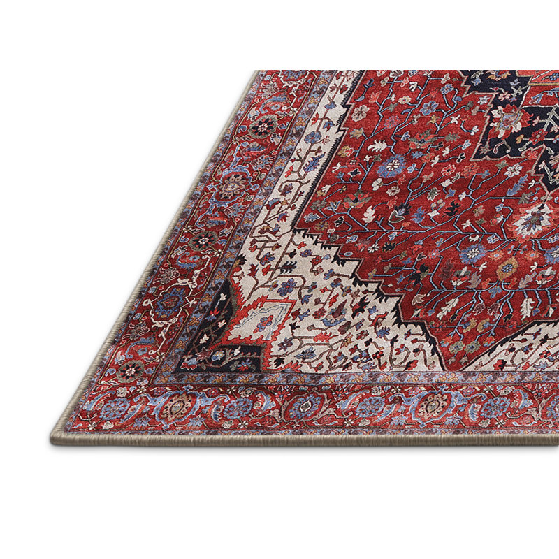 Tapis brun à motif oriental, Rectangle 8 pi x 10 pi