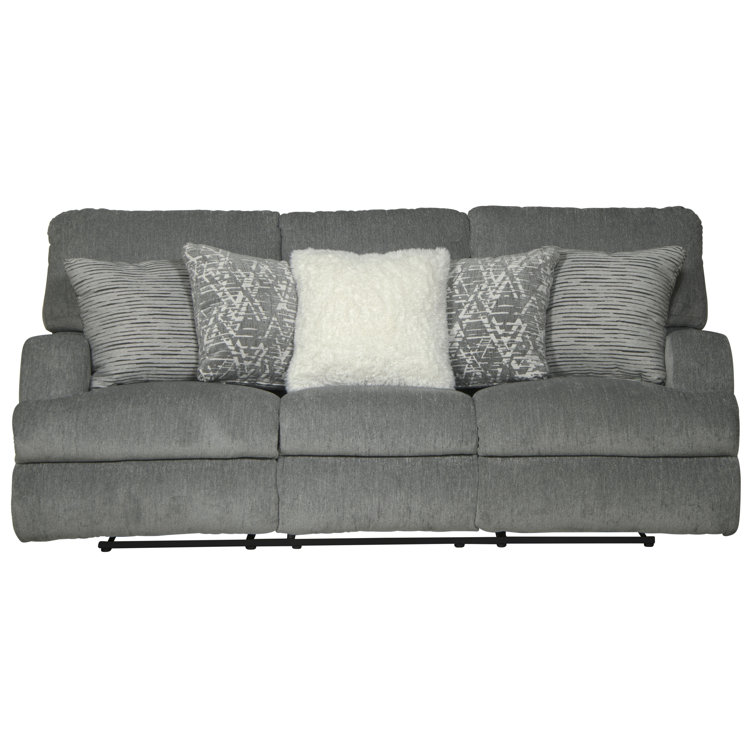 Cytheria Power Reclining Sofa with 5 Included Accent Pillows