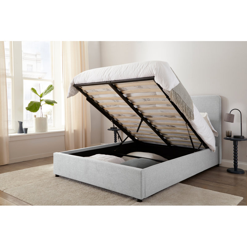 Upholstered Ottoman Storage Bed, Kingsize (5')