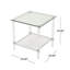 Table de bout moderne Aleah