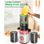 Presse-agrumes Glowwise Press - Presse-étoupe extra large de 4,35 po, presse-agrumes silencieux pour fruits et légumes, facile à nettoyer et à assembler, idéal pour les cuisines familiales, les familles en santé et les amateurs de remise en forme