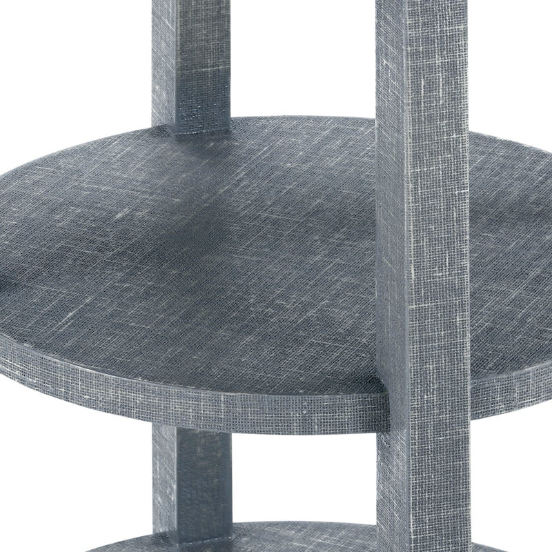 Claudette End Table, Gray, Natural