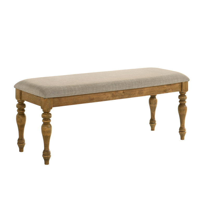 Haltwhistle 47" Long Antique Natural Oak Dining Bench 