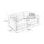 Canapé-lit moderne et simple pliable avec rangement-129743184