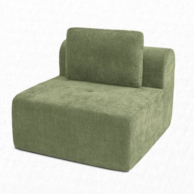 37" Wide Side Chair With Plush Cushion And Track Arms Compression Accent Chair
