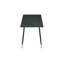 Table de salle à manger rectangulaire moderne, plateau de table en pierre frittée de qualité supérieure avec base en métal robuste, table de cuisine et de salle à manger résistante à la chaleur et aux égratignures (table seulement)-129230252-129230253
