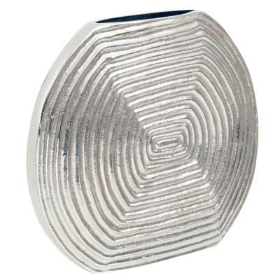 Lasseter Silver Aluminium Table Vase