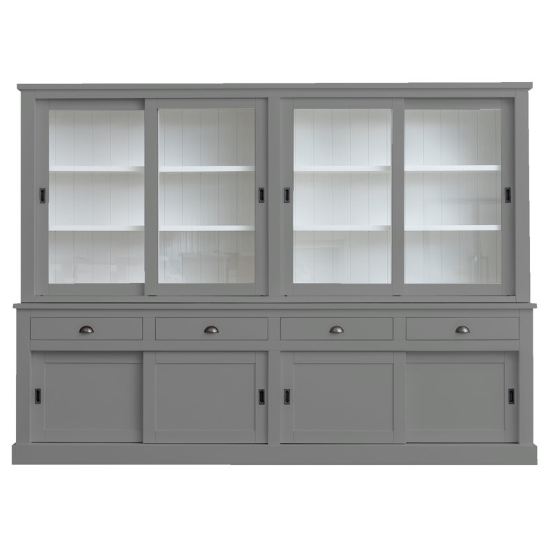 Butler Display Cabinet, Dusty Grey 