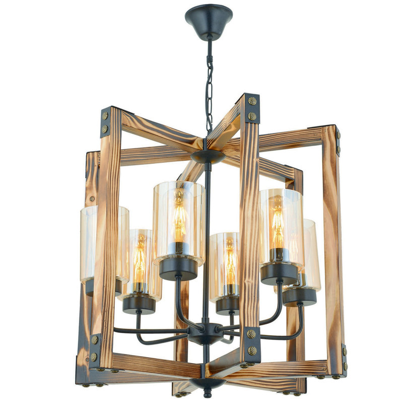 Luminaire suspendu 6 lumières Hornbeam