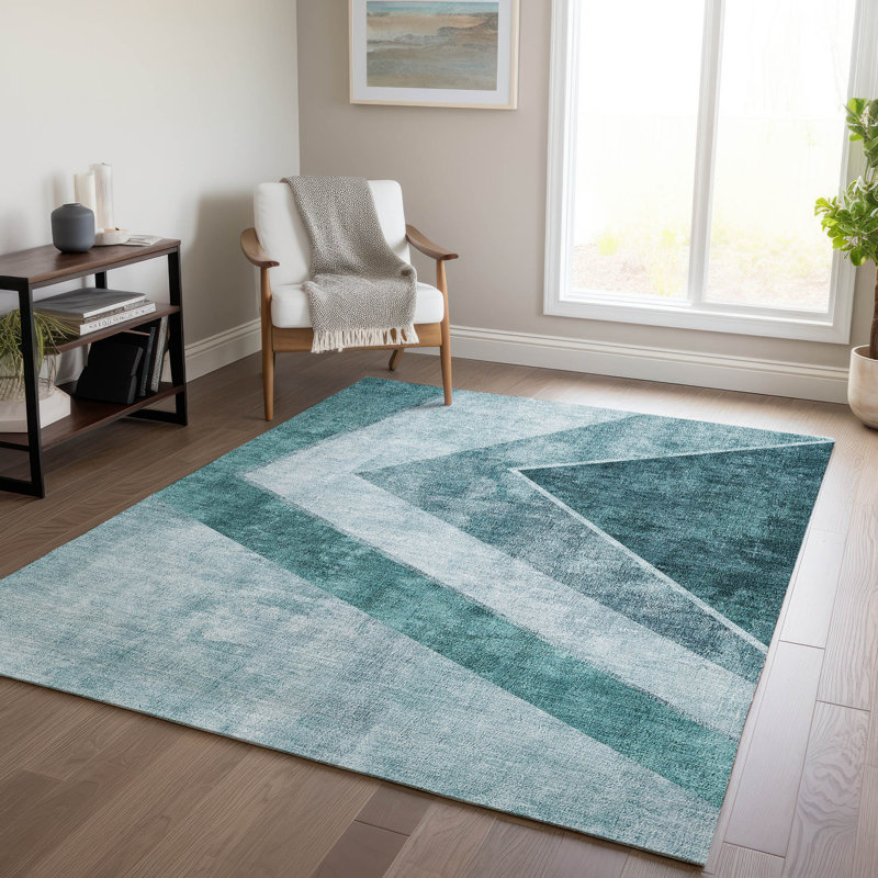 Tapis intérieur / extérieur Berneda, Rectangle de 10 pi x 14 pi