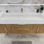 Ensemble de meuble-lavabo mural simple 59 po Glasgow-1281340642