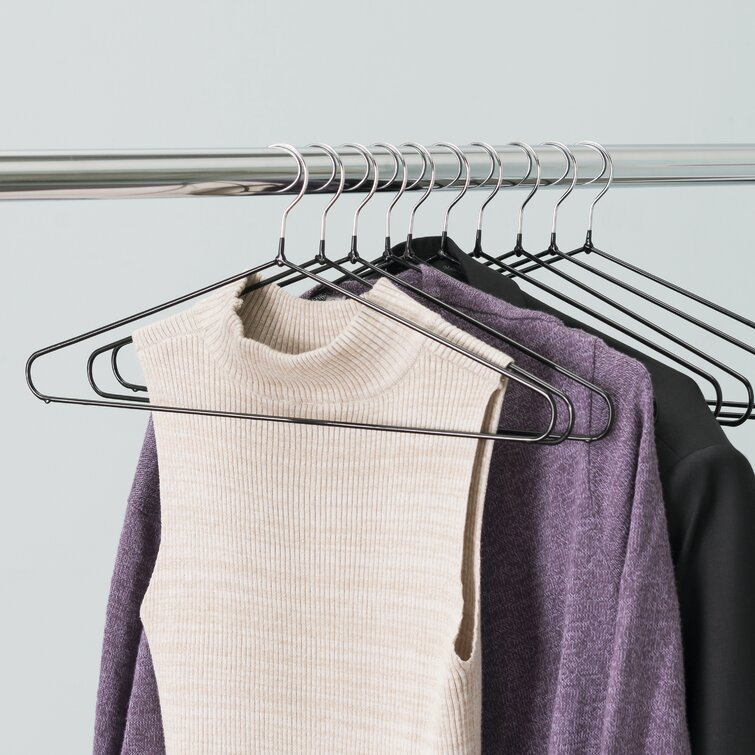 Menley Non-Slip Standard Hanger for Dress/Shirt/Sweater Rebrilliant Color: Light Gray