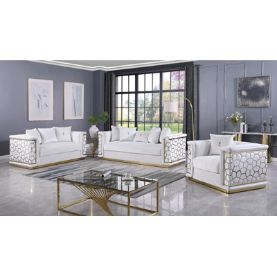 Ensemble de salon Stella White