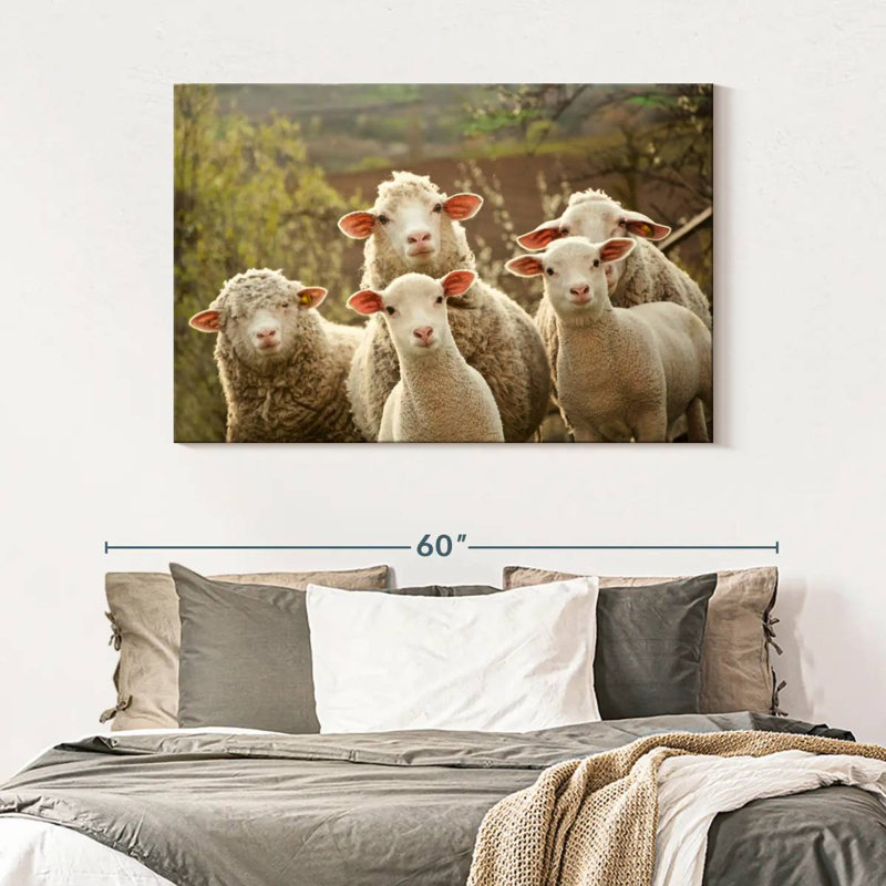 Stunned Sheep, 32" H x 48" W