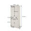 71" Kitchen Pantry Storage Cabinet , With 4 Doors, Drawer, 2 Adjustable Shelves, Freestanding Cupboard For Dining Room Living Room, Laundry