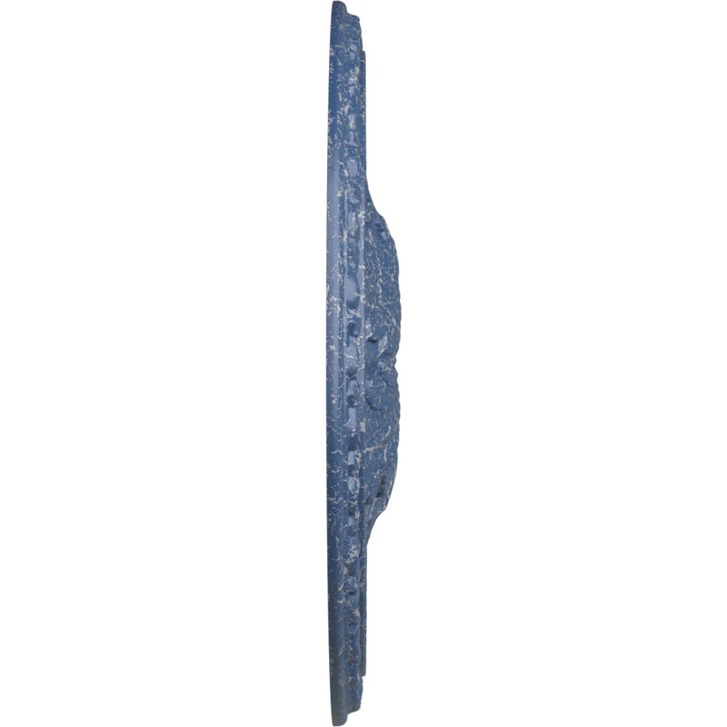 Médaillon de plafond Endurathane Pompeii, DO 18 7/8 po x P 1 1/2 po (convient aux auvents jusqu'à 2 po), finition peinte à la main ombre de nuit