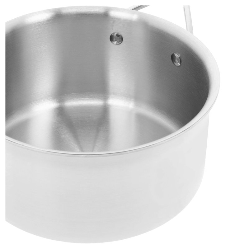 Demeyere Essential 5 5-Ply Stainless Steel Saucepan with Lid, 3 Qt.