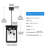 LED Black Outdoor Pendant Light 4-Light Large Outside Pendant Porch Lights Ceiling Haninging Outdoor Chandelier With Clear Glass Exterior Light Fixtures Lantern For Front Door Foyer Doorway-610367702