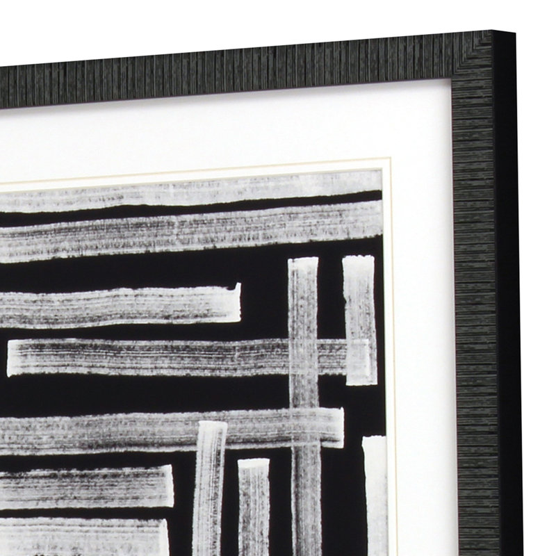 «Naive Lines IV» par Gunnarsdottir - Ensemble de 3 reproductions de cadres photo